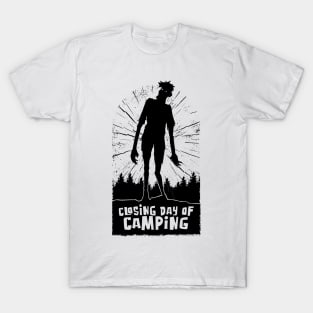 Closing Day of Camping Zombie for Men, Women who Camp T-Shirt